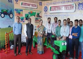 सीएसआईआर-केंद्रीय अभियांत्रिकी अनुसंधान संस्थान ने इलेक्ट्रिक टिलर का अनावरण किया