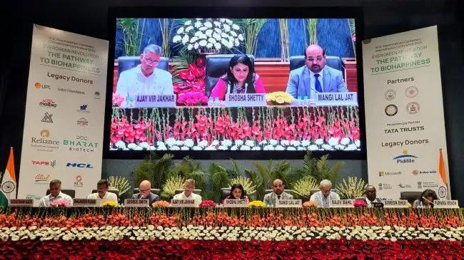 डॉ. एम.एल. जाट ने एम.एस. स्वामीनाथन शताब्दी अंतरराष्ट्रीय सम्मेलन 2025 में ‘एवरग्रीन क्रांति 2.0’ पर आयोजित सत्र की अध्यक्षता की