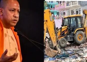 नेपाल से सटे अवैध कब्जे पर योगी सरकार की बड़ी कार्रवाई, सैकड़ों निर्माण पर चला बुलडोजर