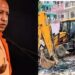 नेपाल से सटे अवैध कब्जे पर योगी सरकार की बड़ी कार्रवाई, सैकड़ों निर्माण पर चला बुलडोजर