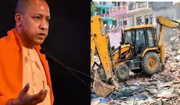नेपाल से सटे अवैध कब्जे पर योगी सरकार की बड़ी कार्रवाई, सैकड़ों निर्माण पर चला बुलडोजर