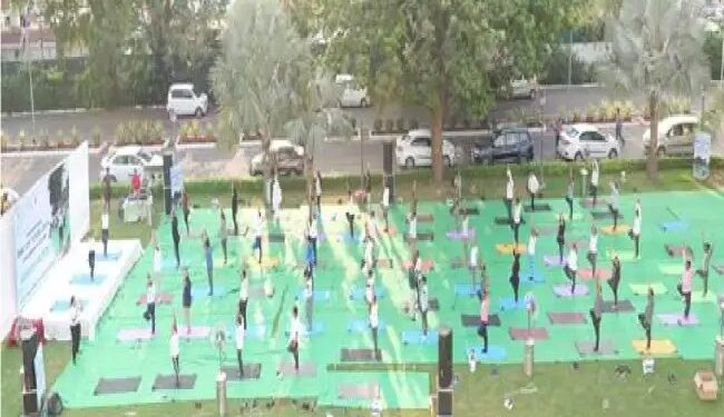 उत्तर पूर्वी क्षेत्र विकास मंत्रालय ने योग सत्र आयोजित किया