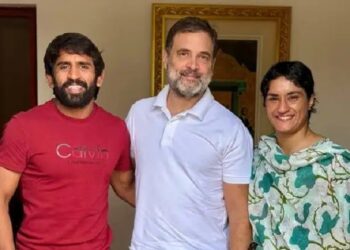 कांग्रेस में शामिल होंगे बजरंग पूनिया और विनेश फोगाट,कुश्ती के बाद सियासत में एंट्री