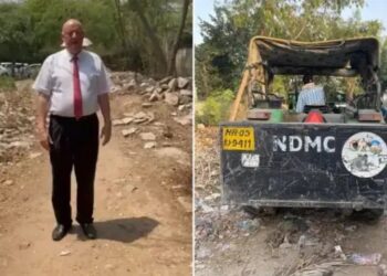 राजधानी की गंदगी पर फिर बवाल, डेनमार्क के राजनयिक ने शेयर किया वीडियो, एक्शन में NDMC