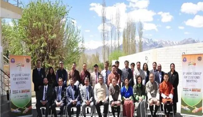 भारत और भूटान के बीच 5वीं जेजीसी की बैठक लेह, लद्दाख में आयोजित की गई