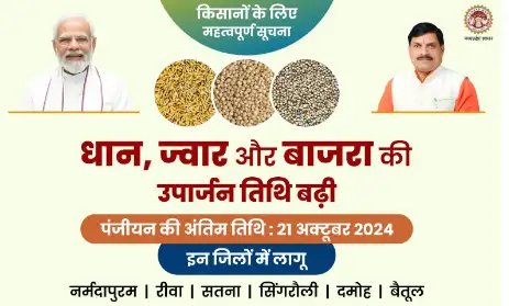 MP: इन फसलों की बिक्री के रजिस्ट्रेशन की तारीख आगे बढ़ी, जानें डिटेल!