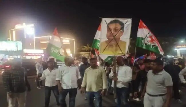 भाजपा प्रवक्ता संबित पात्रा का पूरे प्रदेश में विरोध