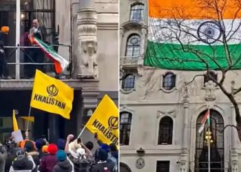 लंदन में खालिस्तानियों का विदेश मंत्री के सामने जोरदार प्रदर्शन, तिरंगे का किया अपमान