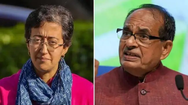 दिल्ली में किसानों पर संग्राम, शिवराज ने लिखी चिट्ठी तो आतिशी ने दिया जवाब