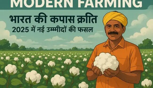 Modern Farming: भारत की कपास क्रांति, 2025 में नई उम्मीदों की फसल