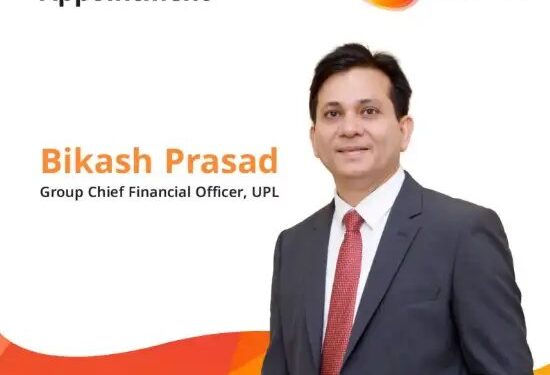 यूपीएल ने बिकाश प्रसाद को ग्रुप सीएफओ नियुक्त किया