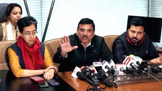 केजरीवाल से आतिशी की मुलाकात को किया गया रद्द, तिहाड़ जेल प्रशासन पर भड़के संजय सिंह
