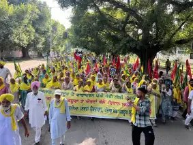 AAP सरकार के खिलाफ पंजाब किसानों ने शुरु किया प्रदर्शन, जानें क्या है वजह?