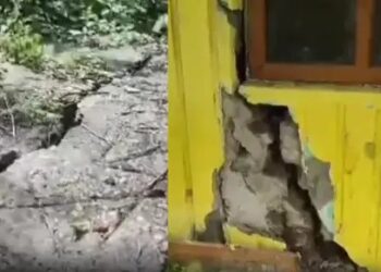 नैनीताल में भूस्खलन का खतरा, मजबूरी घर छोड़ भाग रहे लोग