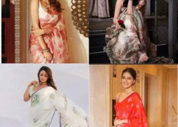फूलों की साड़ी का ट्रेंड तोड़ने वाली बॉलीवुड अभिनेत्रियां