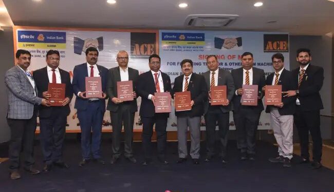 किसानों के लिए खुशखबरी: इंडियन बैंक और ACE लिमिटेड के बीच हुआ MoU समझौता