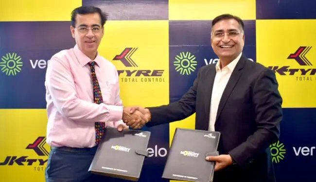 जेके टायर ने अपने ईवी बेड़े के लिए वर्टेलो के साथ साझेदारी की