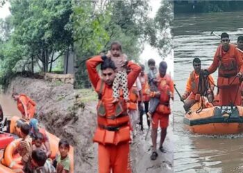 गुजरात: बारिश बनी आफत, शहर- शहर बाढ़ का कहर, 28 की मौत, हजारों का रेस्क्यू
