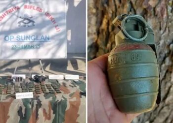 JK: सेना का कठुआ में सर्च ऑपरेशन जारी, 2 चीनी ग्रेनेड बरामद