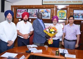 PAU और दक्षिण सूडान के बीच कृषि तकनीक सहयोग की नई पहल, डॉ. अब्राहम मटोक धाल ने किया पीएयू का दौरा