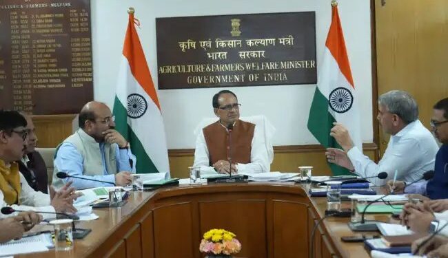 कृषि मंत्री की सीनीयर अधिकारियों के साथ बैठक, इन अहम विषयों पर हुई चर्चा