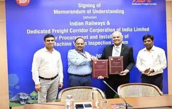 भारतीय रेल और डीएफसीसीआईएल के बीच एमओयू, एआई आधारित नई जांच प्रणाली से होगी रेक की निगरानी