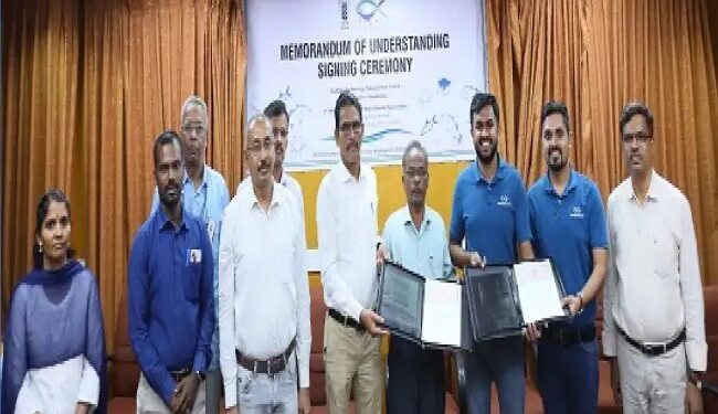 ICAR-CIBA ने एक्वाफीड में मूल्यांकन के लिए लूपवॉर्म स्टार्टअप के साथ-हाथ मिलाया