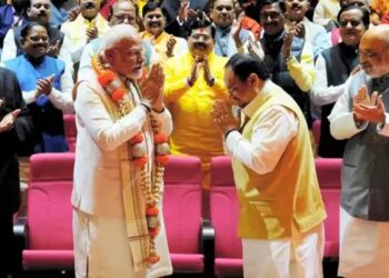 मोदी NDA के नेता चुने गए, नीतीश-चंद्रबाबू ने समर्थन किया