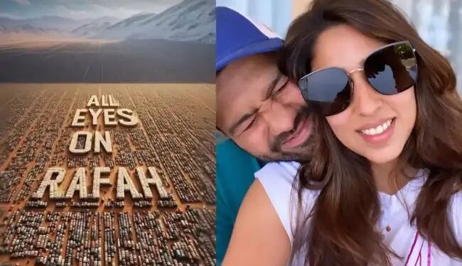 ट्रोलर्स के निशाने पर आई रोहित शर्मा की वाइफ, फिलिस्तीन के समर्थन में करा था पोस्ट