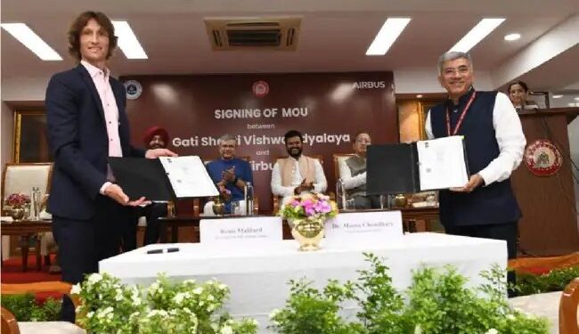जीएसवी वडोदरा और एयरबस ने एयरोस्पेस अनुसंधान के लिए समझौते पर हस्ताक्षर किए