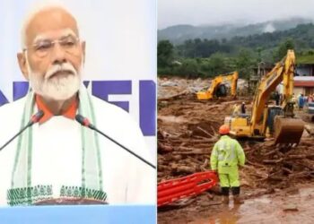 केरल पहुंचे PM MODI वायनाड में आए भूस्खलन के इलाकों का लिया जायजा