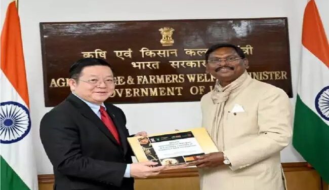 केंद्रीय कृषि मंत्री और आसियान के महासचिव के बीच नई दिल्ली में बैठक हुई
