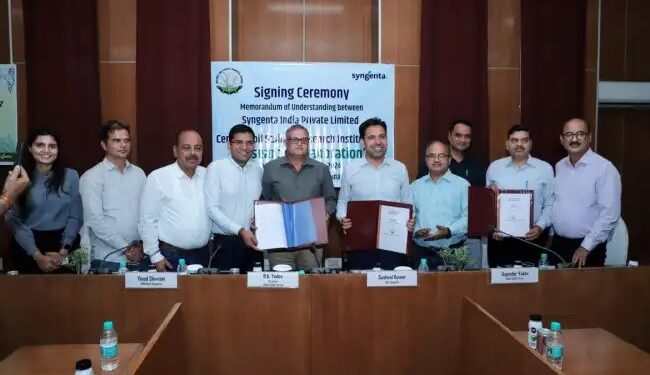 सिंजेन्टा इंडिया ने आईसीएआर, एचएयू के साथ समझौता ज्ञापन पर हस्ताक्षर किए