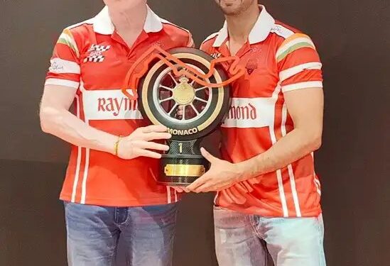मोनाको ग्रैंड प्रिक्स में सनसनीखेज जीत पर कुश मैनी को रेमंड ग्रुप ने किया सम्मानित