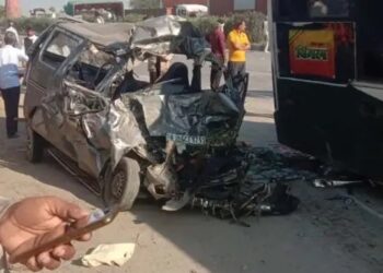 जयपुर: बड़ा सड़क हादसा, महाकुंभ जा रहे 8 लोगों की कार का टायर फटने से मौत