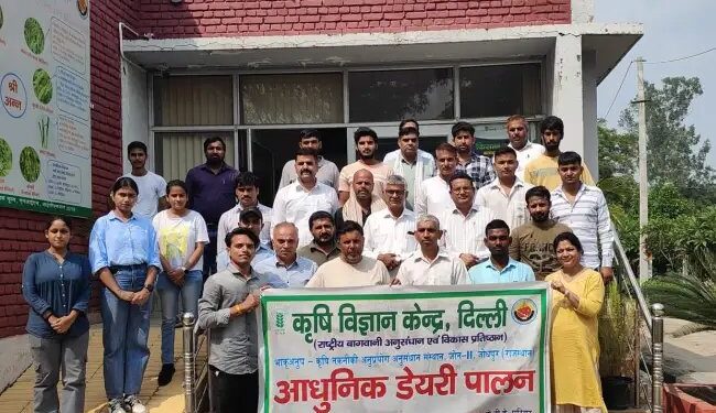 कृषि विज्ञान केंद्र, उजवा में ’’आधुनिक डेयरी फार्मिंग’’ प्रशिक्षण कार्यक्रम का आयोजन