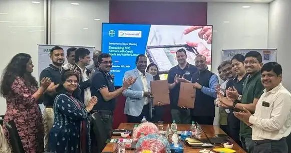 किसानों की उत्पादकता और लाभप्रदता बढ़ाने के लिए बेयर ने समुन्नति के साथ साझेदारी की