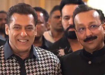 बाबा सिद्दीकी की हत्या के बाद सलमान के घर के बाहर बढ़ी सुरक्षा